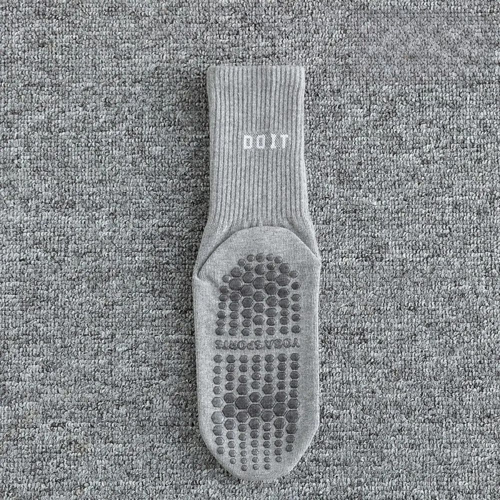 Chaussettes de Yoga Anti-dérapante et Respirantes, Idéales pour Fitness et Pilates - Taille Unique