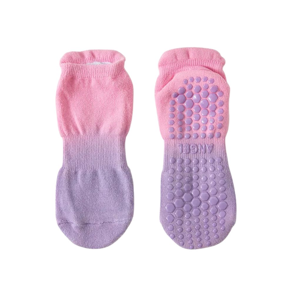 Chaussettes de Yoga en Dégradé de Couleur, Grip Silicone Antiglisse - Taille Unique