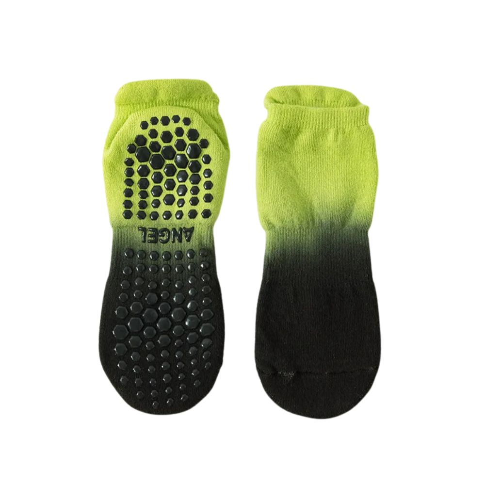Chaussettes de Yoga en Dégradé de Couleur, Grip Silicone Antiglisse - Taille Unique