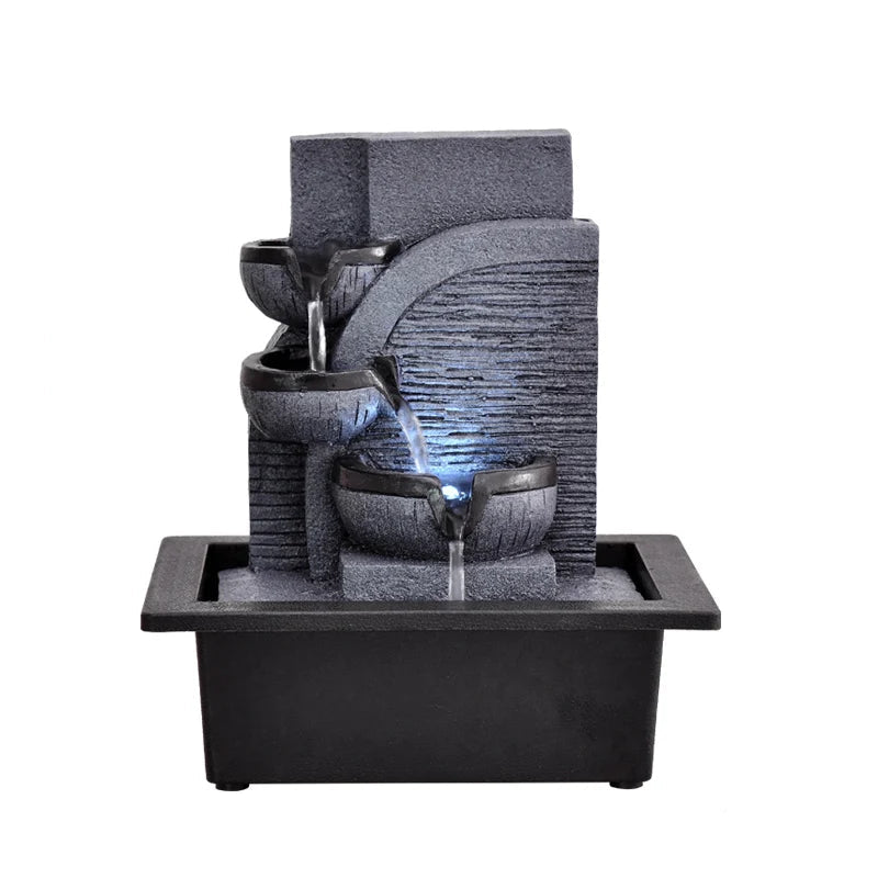 Fontaine d'Intérieur Artisanale, Parfaite pour Détente et Feng Shui