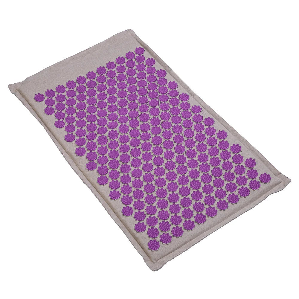 Tapis d'Acupression avec Applicateur à Pointes, Stimulation et Énergie