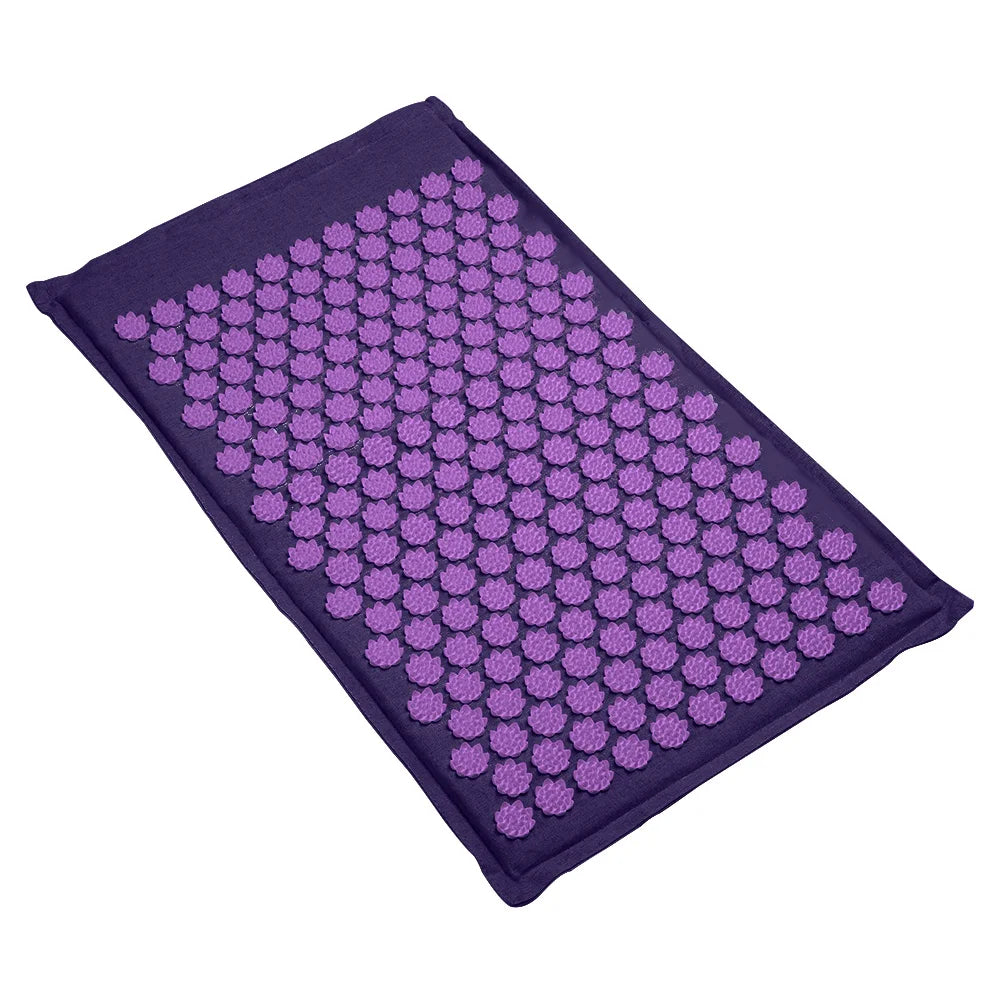 Tapis d'Acupression avec Applicateur à Pointes, Stimulation et Énergie