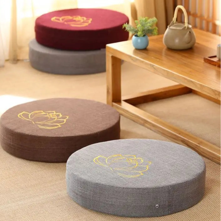 Coussin de Méditation Ergonomique avec Support pour le Dos