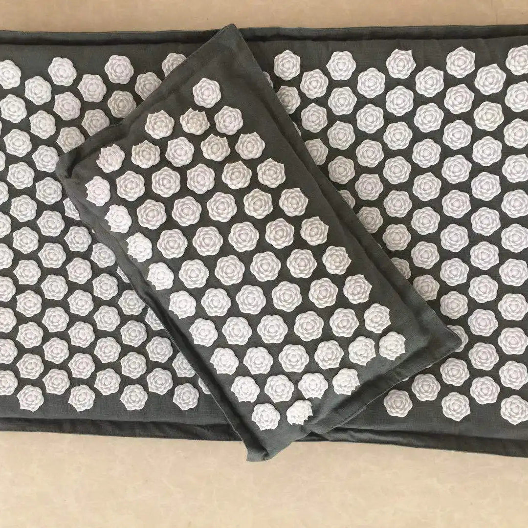 Tapis d'Acupression avec Applicateur à Pointes, Stimulation et Énergie