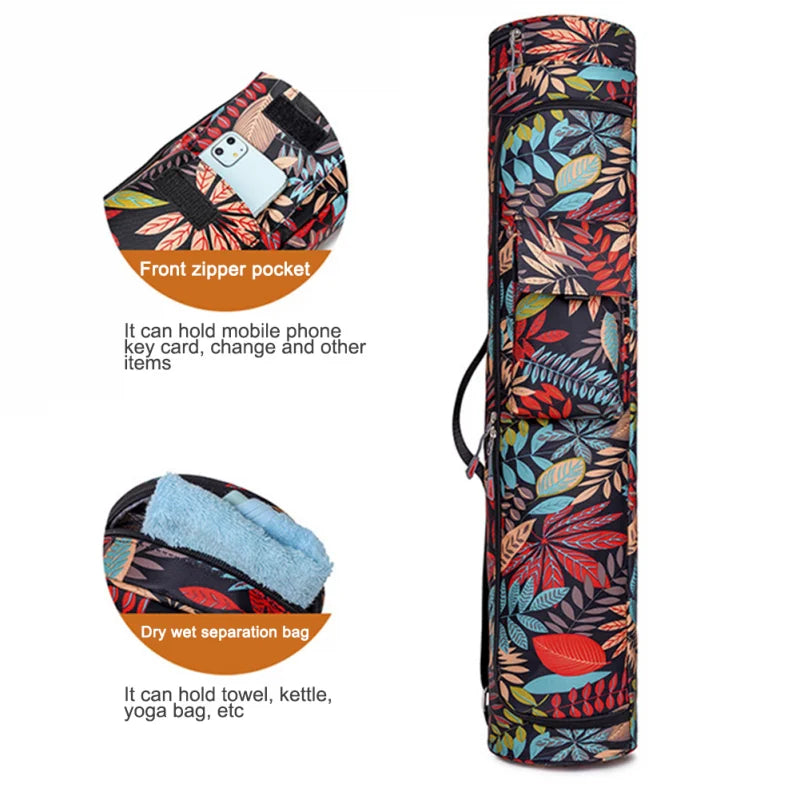 Sacs de Yoga Imprimés, Transport Pratique pour Tapis et Accessoires