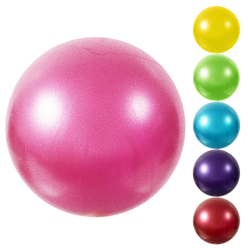 Ballon de Yoga 25cm, Antidérapant et Anti-Explosion pour Pilates
