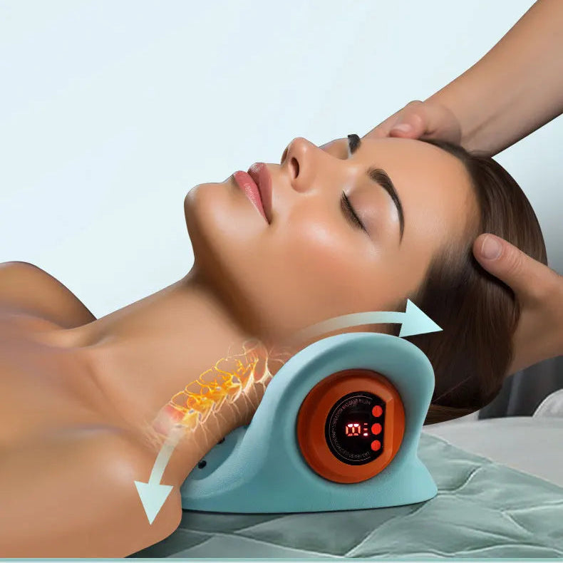 Appareil Massage Dos Cervical, Oreiller Ergonomique de Relaxation