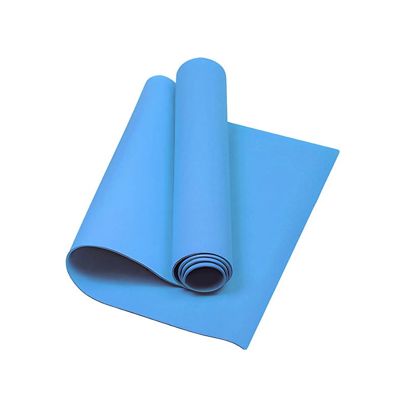 Tapis de Yoga 4mm Épais, Surface Antidérapante pour Fitness et Pilates - 170x60cm