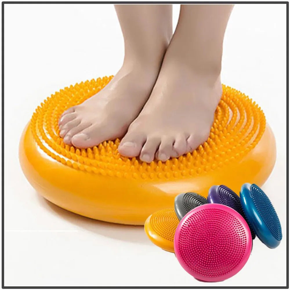 Coussin d'Équilibre en PVC, Surface Ergonomique et Confortable
