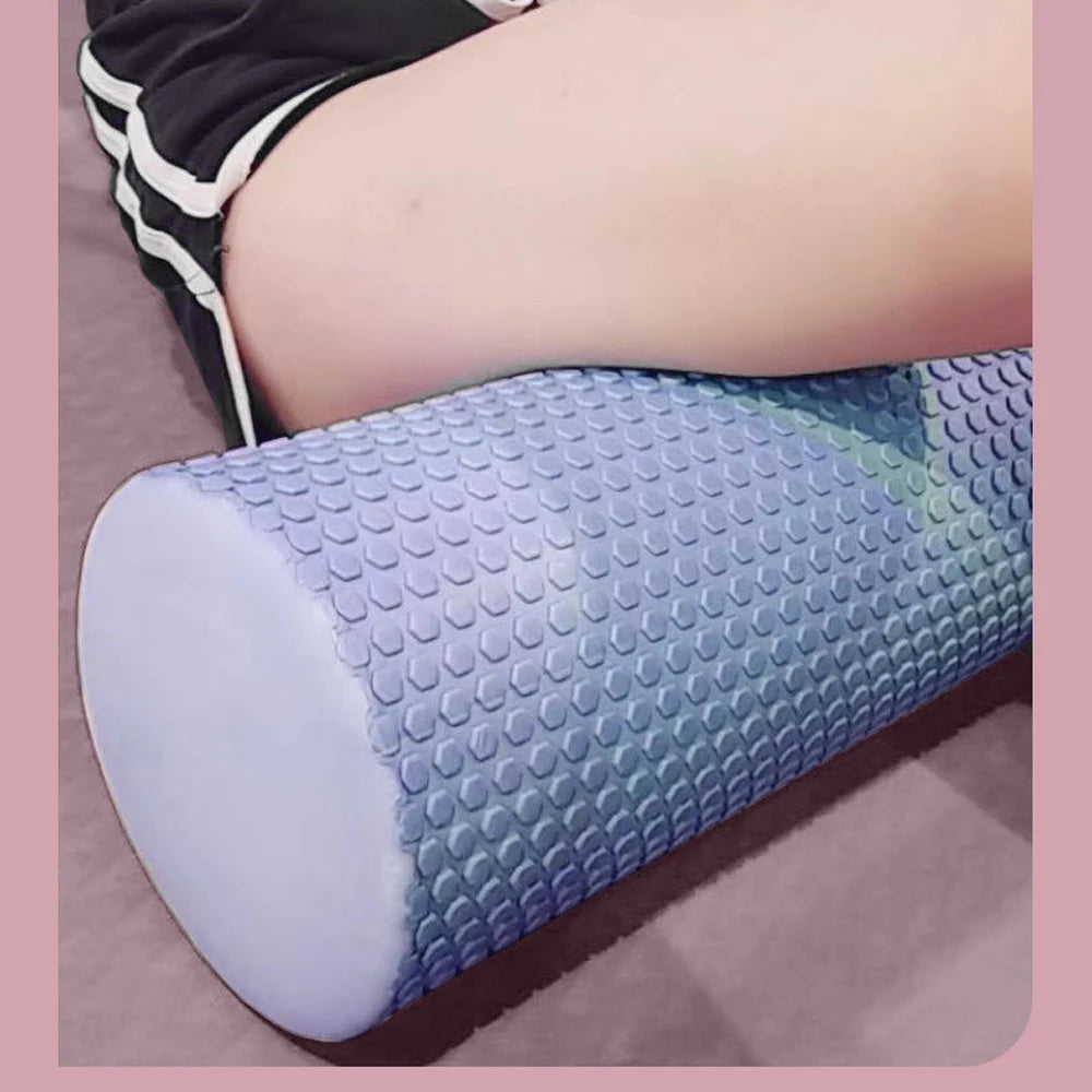 Rouleau Pilates en EVA, Cylindre de Massage et Renforcement Musculaire