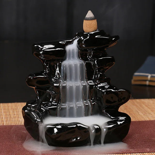 Encensoir en Céramique Zen, Décoration Idéale pour Maison et Spa