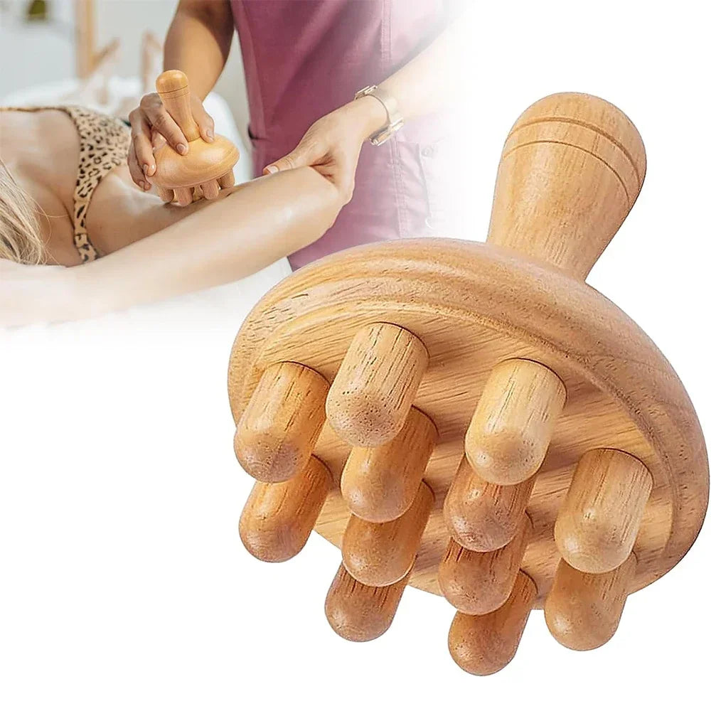 Appareil Massage Dos en Bois, Relaxation et Soulagement Musculaire