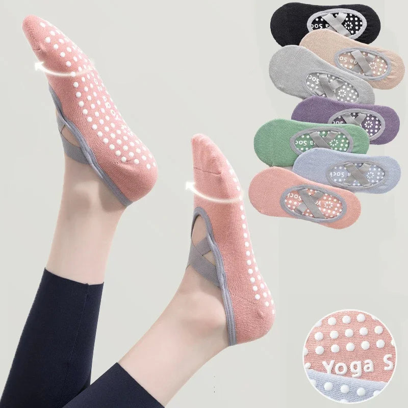 Chaussettes de Yoga en Silicone, Parfaites pour Pilates et Danse