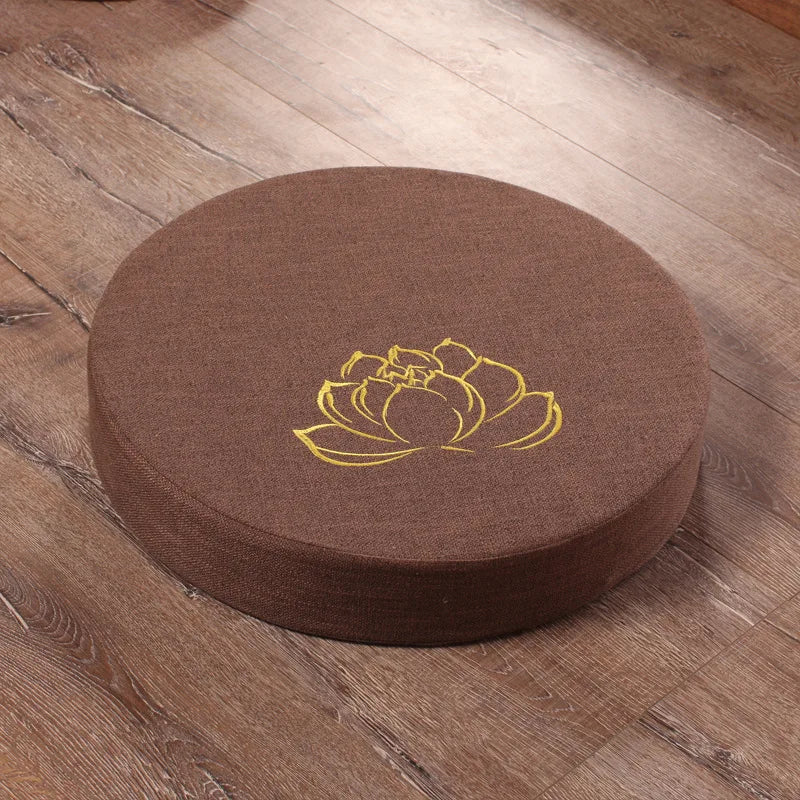 Coussin d'Équilibre Rond, Parfait pour Yoga et Posture Zen (40x6cm)