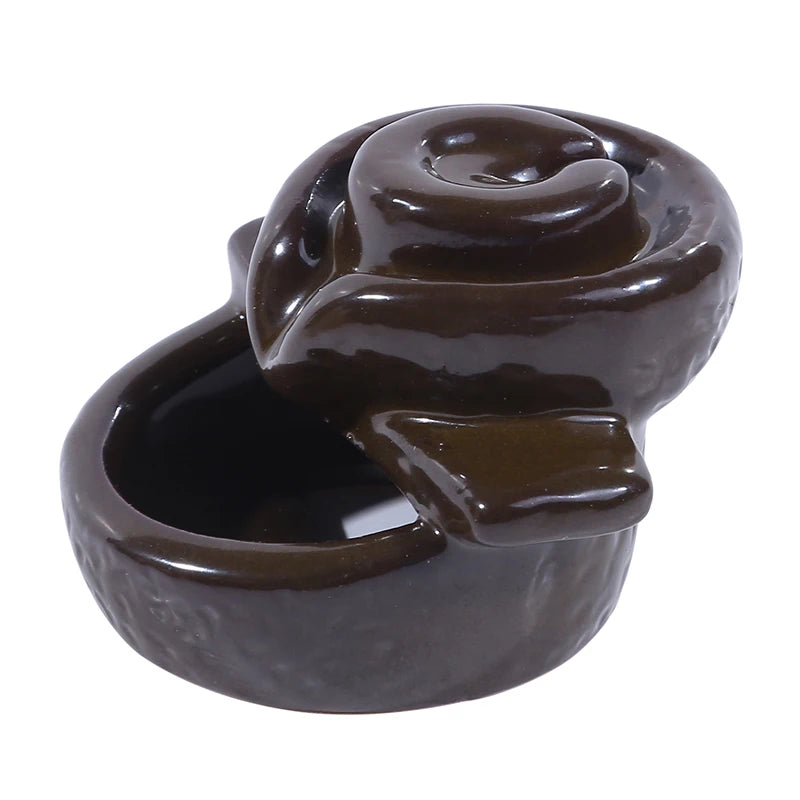 Encensoir Mini Bouddha Cascade, Parfait pour Bureau et Méditation