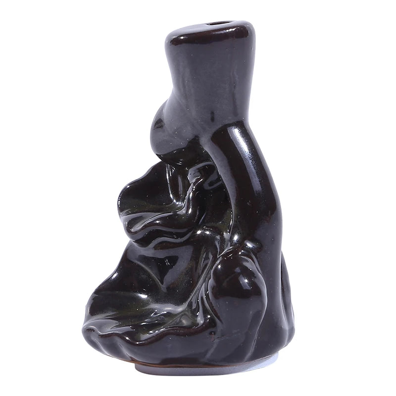 Encensoir Mini Bouddha Cascade, Parfait pour Bureau et Méditation