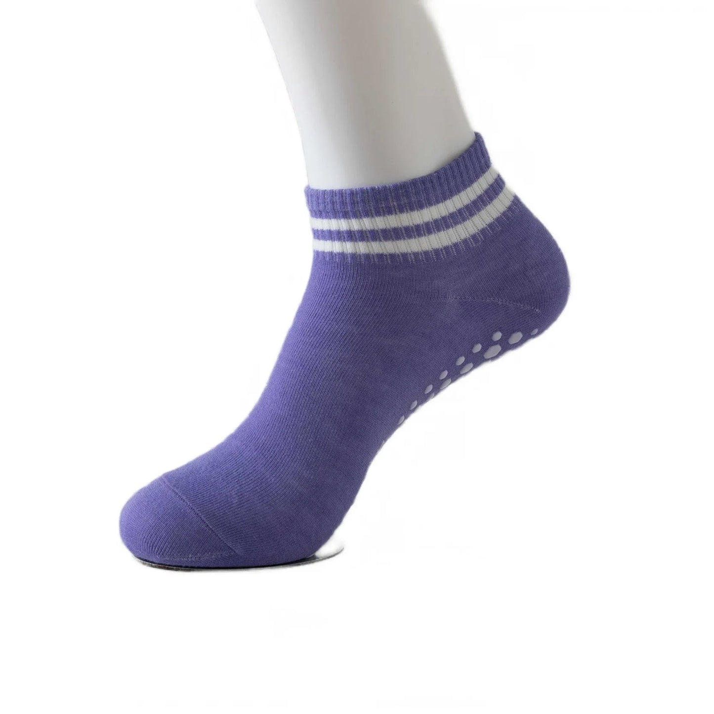 Chaussettes de Yoga avec Double Bandes, Maintien et Adhérence - Taille Unique