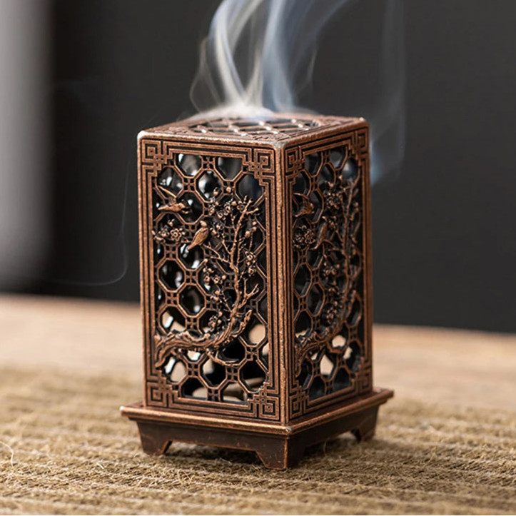 Encensoir en Alliage, Porte-Encens Vertical pour Aromathérapie
