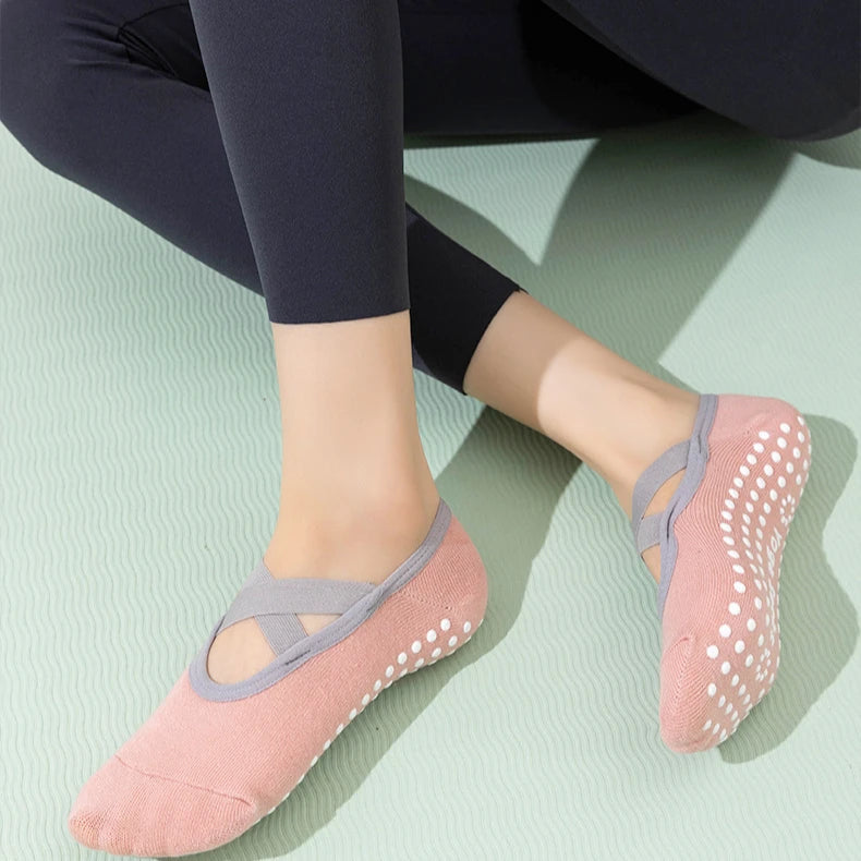 Chaussettes de Yoga en Silicone, Parfaites pour Pilates et Danse