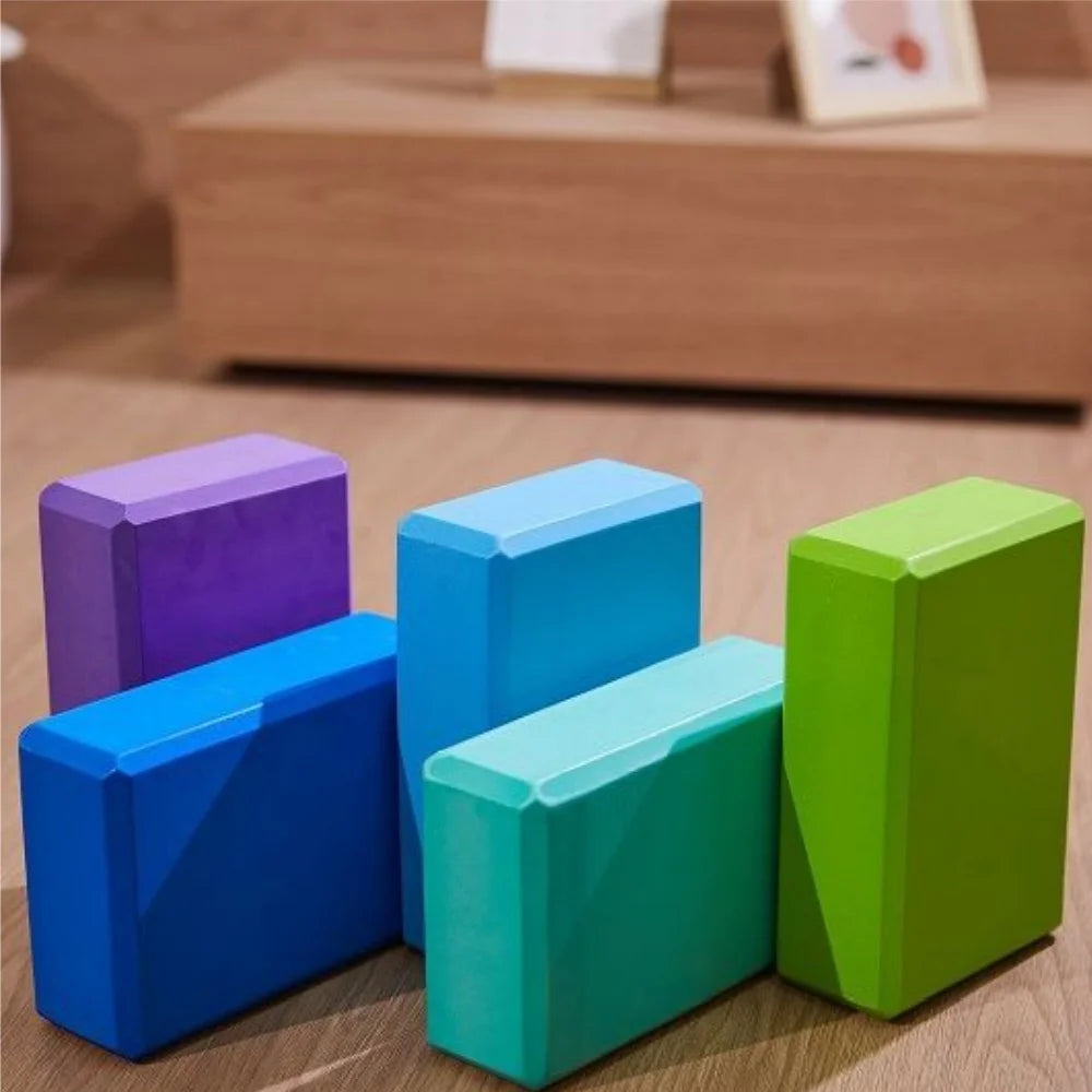 Blocs de Yoga en Mousse Haute Densité, Antidérapants et Confortables
