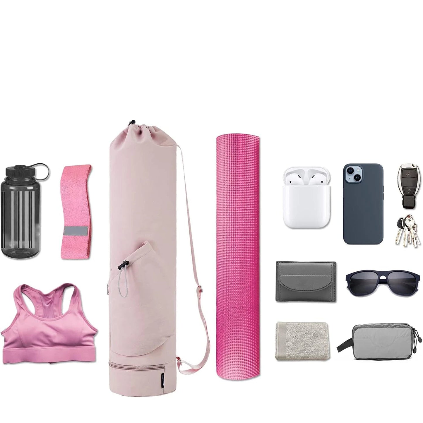 Sacs de Yoga avec Compartiment Étanche, Design Pratique et Léger