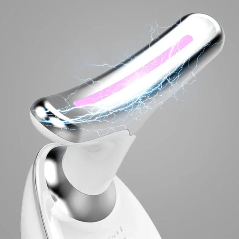 Appareil Massage Visage EMS, Raffermissant et Anti-Rides LED