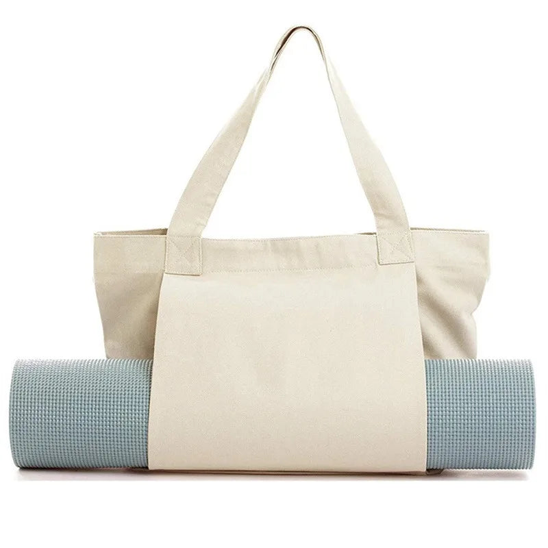 Sacs de Yoga en Toile avec Zip, Bandoulière Ajustable et Résistant