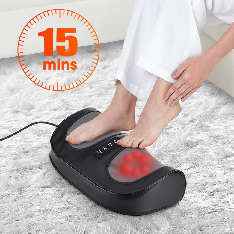 Appareil Massage Pied et Jambes, Massage Profond et Chauffant