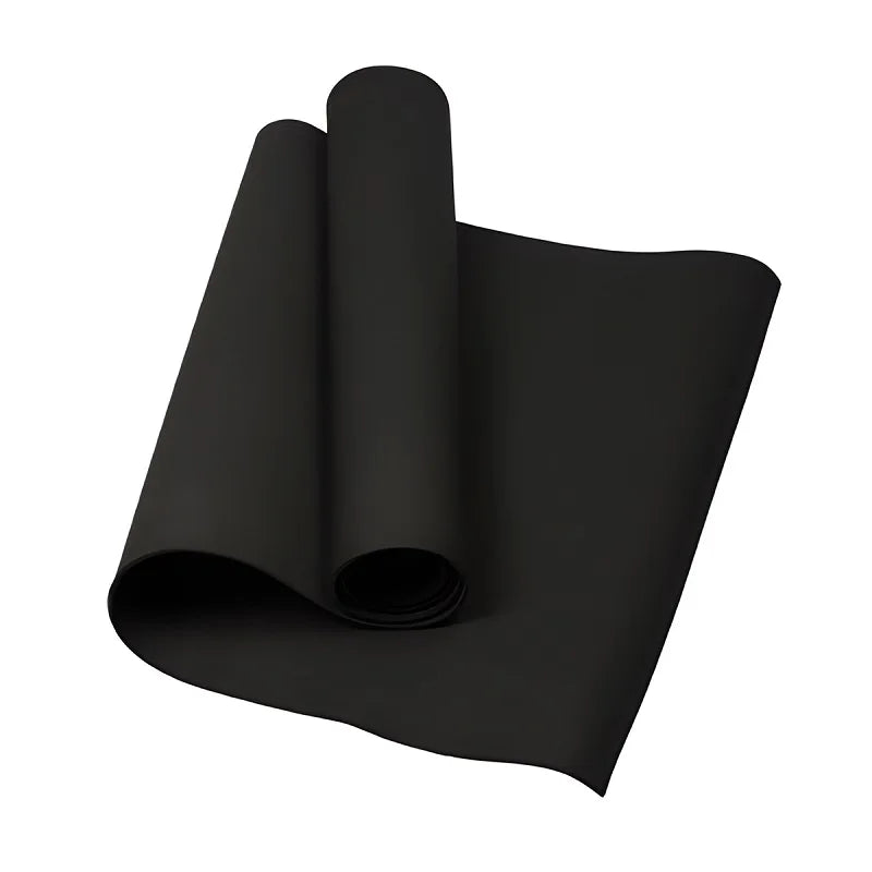 Tapis de Yoga 4mm Épais, Surface Antidérapante pour Fitness et Pilates - 170x60cm