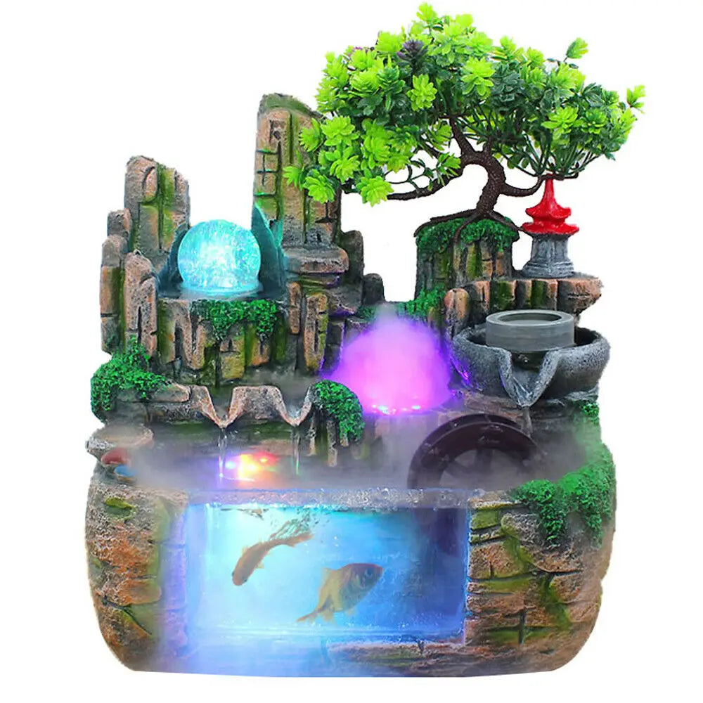 Fontaine d'Intérieur Élégante, Idéale pour Bureau et Méditation