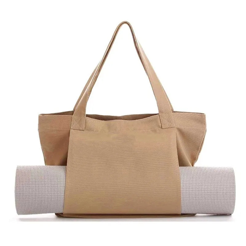 Sacs de Yoga en Toile avec Zip, Bandoulière Ajustable et Résistant