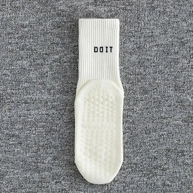 Chaussettes de Yoga Anti-dérapante et Respirantes, Idéales pour Fitness et Pilates - Taille Unique