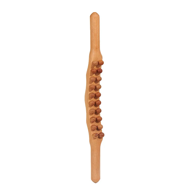 Appareil Massage Dos Gua Sha, Bois de Hêtre pour Acupression