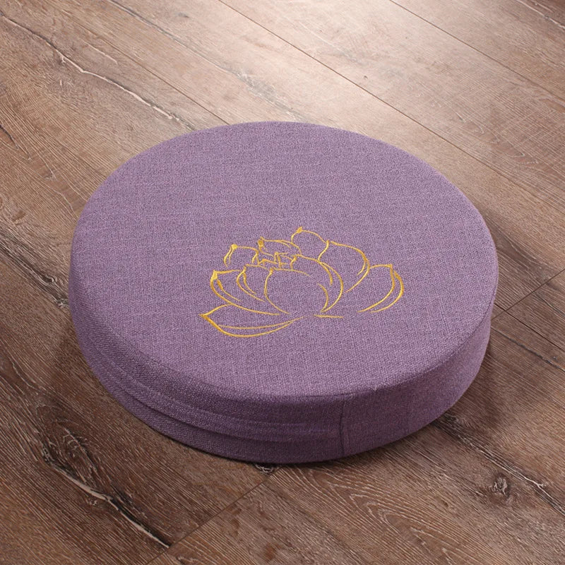 Coussin d'Équilibre Rond, Parfait pour Yoga et Posture Zen (40x6cm)