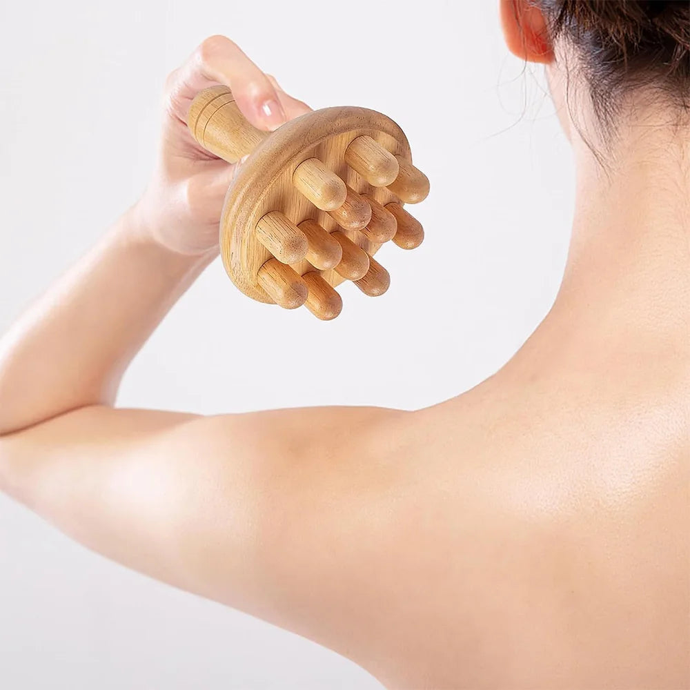 Appareil Massage Dos en Bois, Relaxation et Soulagement Musculaire