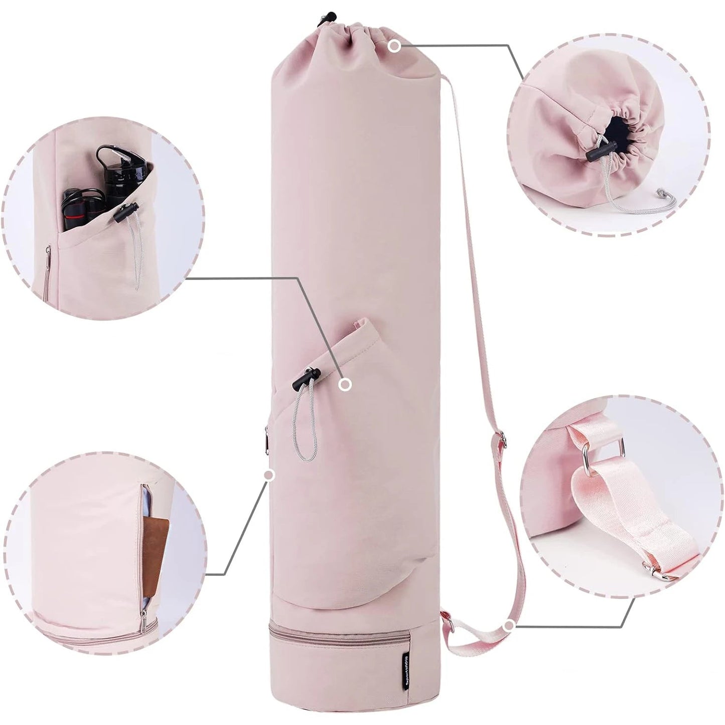 Sacs de Yoga avec Compartiment Étanche, Design Pratique et Léger