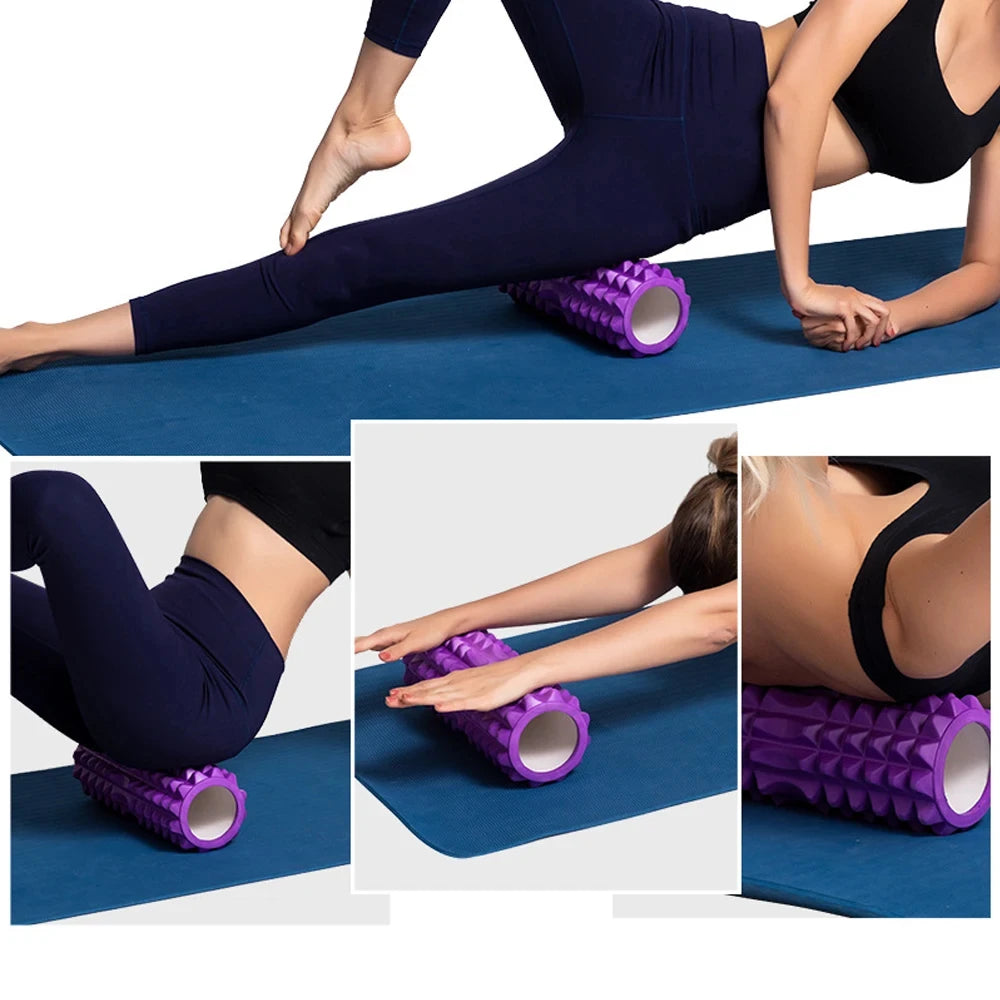 Rouleau Pilates 26cm, Outil de Massage et Renforcement du Core