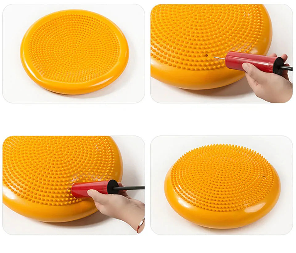 Coussin d'Équilibre en PVC, Surface Ergonomique et Confortable