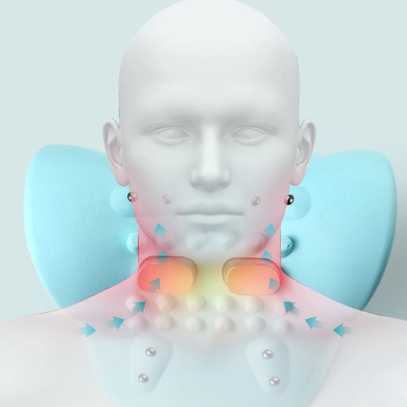 Appareil Massage Dos Cervical, Oreiller Ergonomique de Relaxation