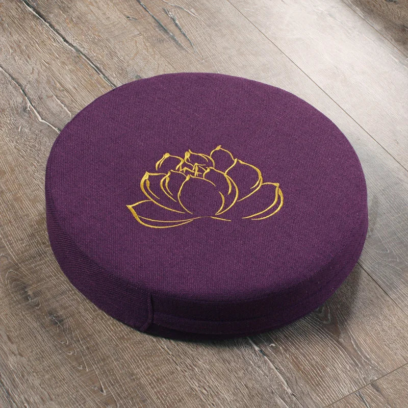 Coussin d'Équilibre Rond, Parfait pour Yoga et Posture Zen (40x6cm)