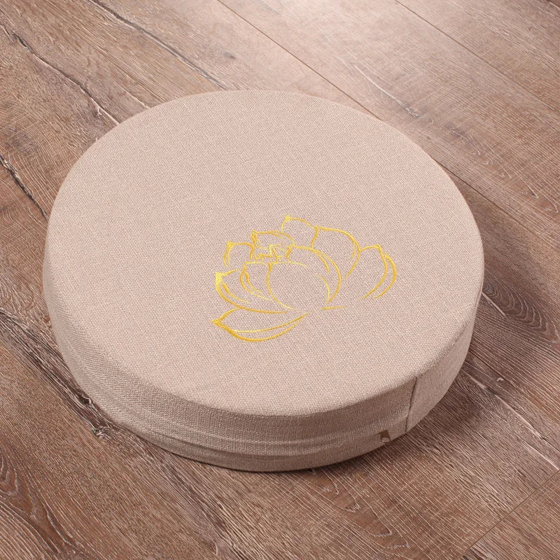 Coussin d'Équilibre Rond, Parfait pour Yoga et Posture Zen (40x6cm)