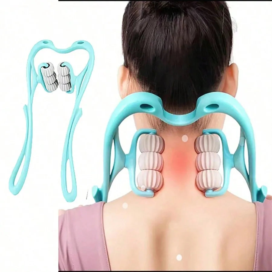 Appareil Massage Cou Manuel, Rouleau de Relaxation Ergonomique