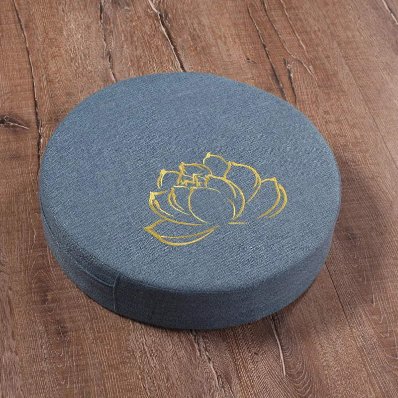 Coussin d'Équilibre Rond, Parfait pour Yoga et Posture Zen (40x6cm)