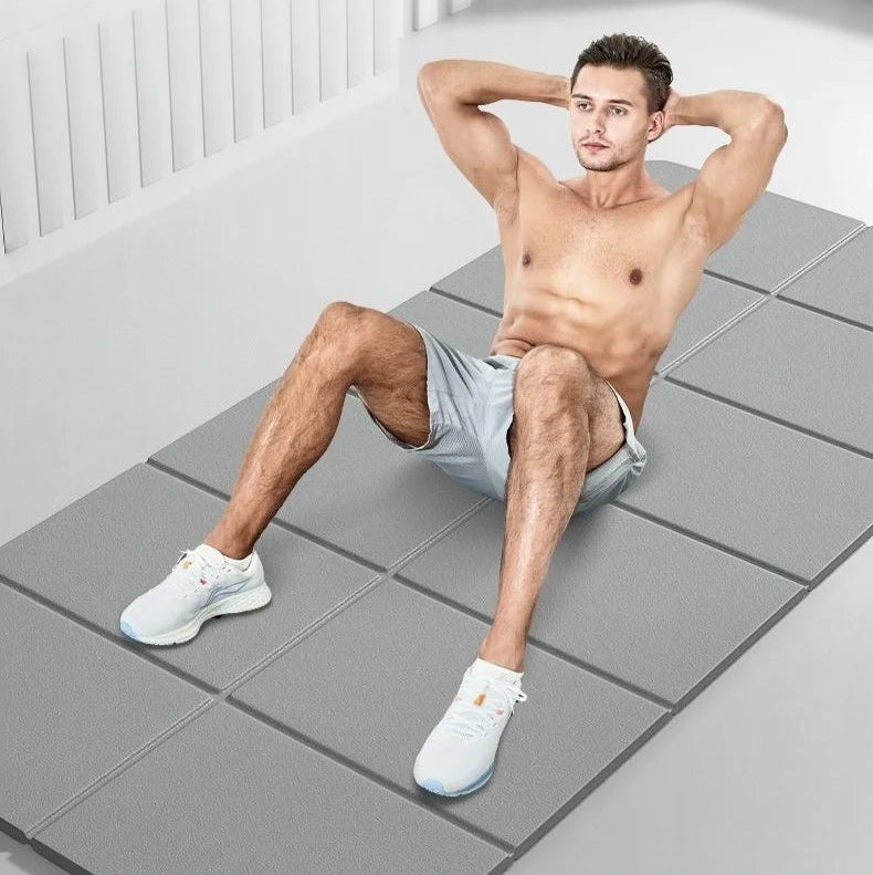Tapis de Yoga Pliable en TPE, Idéal pour Voyage et Entraînements - 180x60cm