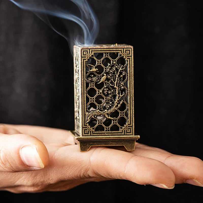 Encensoir en Alliage, Porte-Encens Vertical pour Aromathérapie