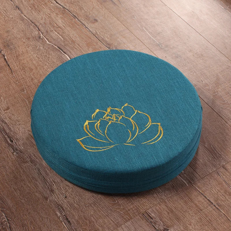 Coussin d'Équilibre Rond, Parfait pour Yoga et Posture Zen (40x6cm)