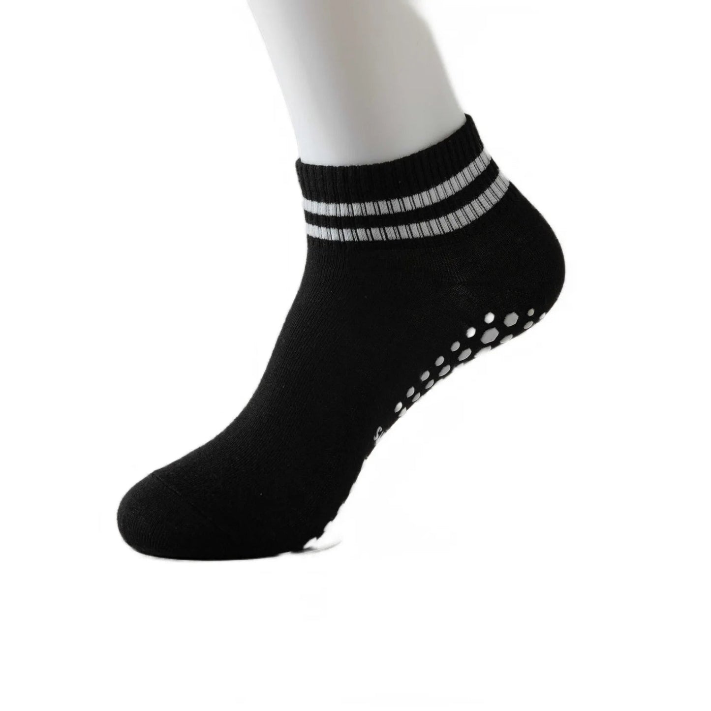 Chaussettes de Yoga avec Double Bandes, Maintien et Adhérence - Taille Unique