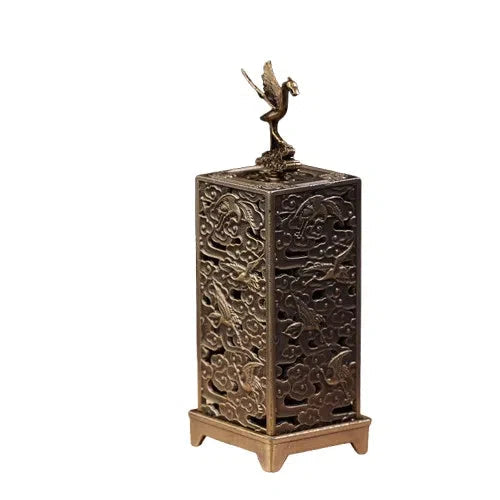 Encensoir en Alliage, Porte-Encens Vertical pour Aromathérapie