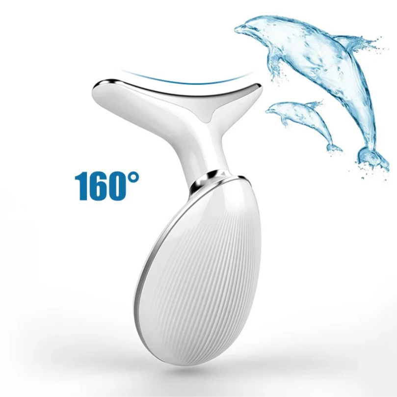 Appareil Massage Visage EMS, Raffermissant et Anti-Rides LED