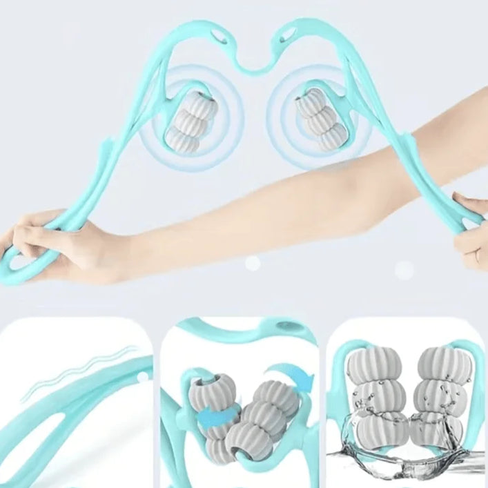 Appareil Massage Cou Manuel, Rouleau de Relaxation Ergonomique